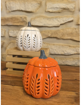 Brûle Parfum - Citrouille orange à motif
