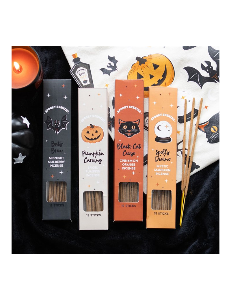 Coffret encens Halloween – Parfums ensorcelants