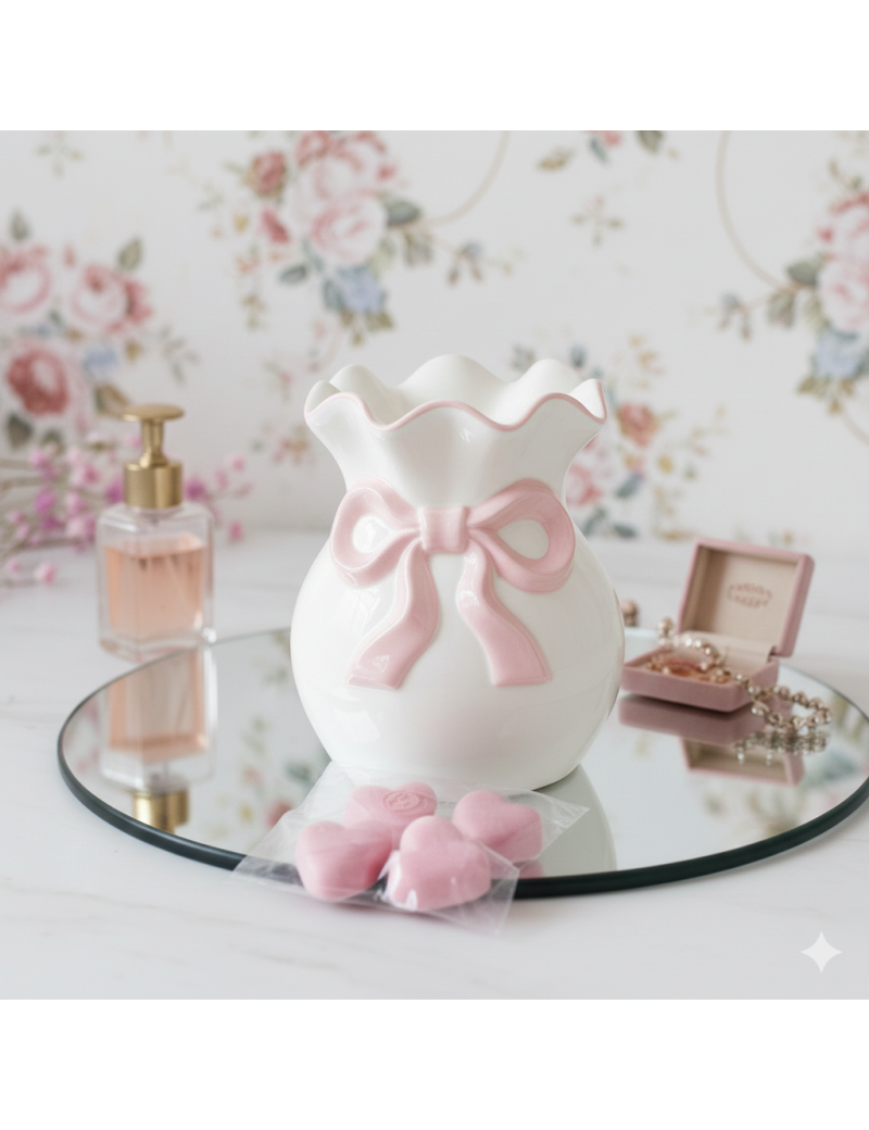 Brûle parfum - Vase romantique