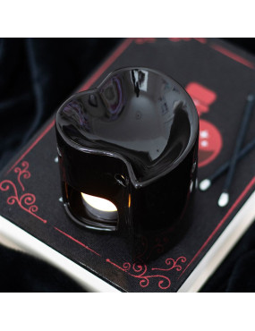 Brûle Parfum - Coeur noir