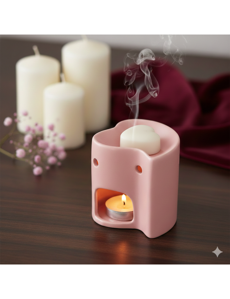 Brûle Parfum - Coeur rose