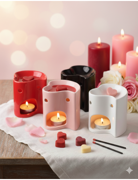 Brûle Parfum - Coeur noir