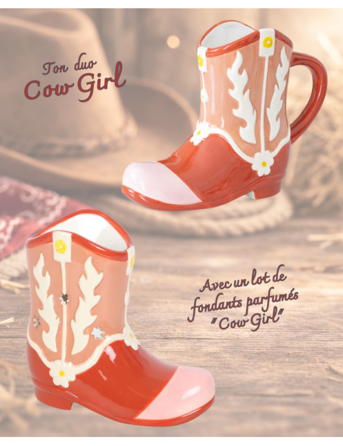 Cow Girl - ton duo tasse & brûle parfum