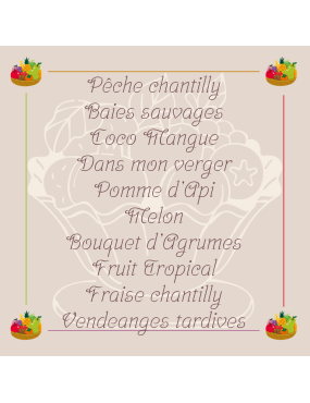 Fondants parfumés - Explosion fruitée