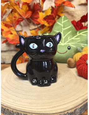 Tasse D'automne - Myrtille le Chat noir