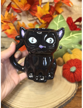 Tasse D'automne - Myrtille le Chat noir
