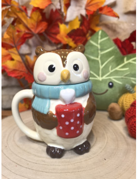 Tasse d'automne - Nox le hibou