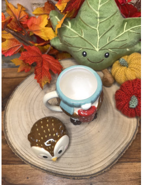 Tasse d'automne - Nox le hibou