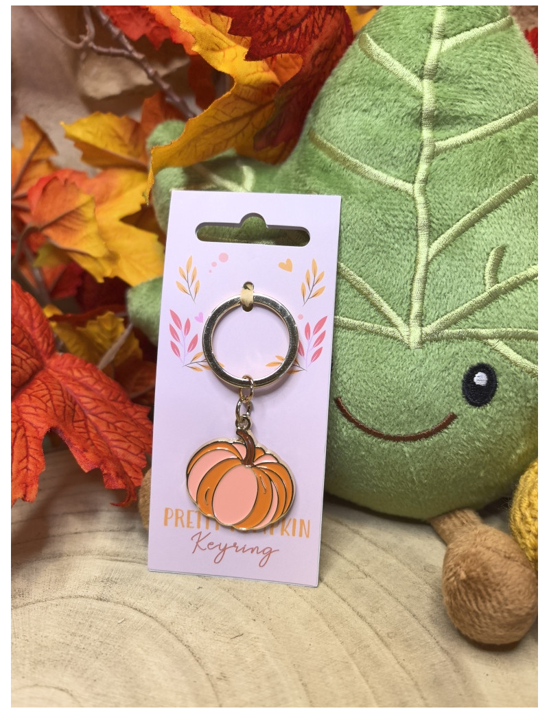 Porte-clés Pumpkin – Citrouille d’automne