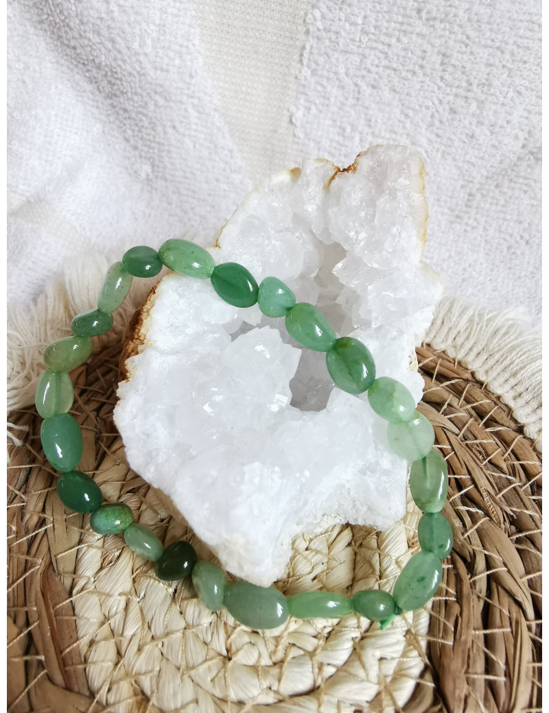 Bracelet pierres - Aventurine Verte