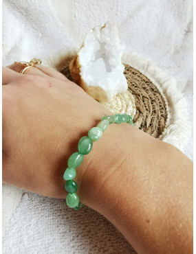 Bracelet pierres - Aventurine Verte