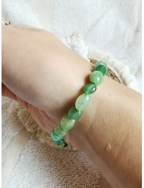 Bracelet pierres - Aventurine Verte