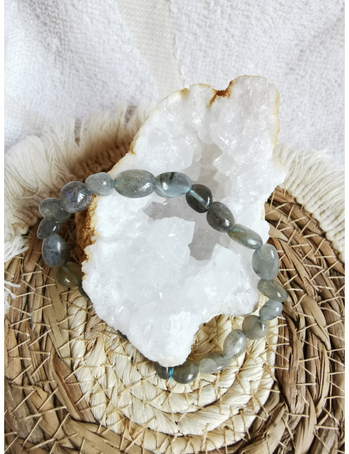 Bracelet pierres - Labradorite