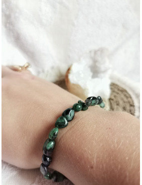 Bracelet pierres - Rubis Zoisite