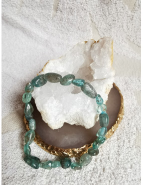 Bracelet pierres - Apatite Bleue