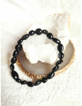 Bracelet pierres - Obsidienne Oeil céleste