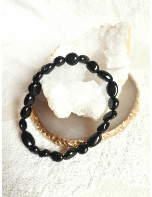 Bracelet pierres - Obsidienne Oeil céleste